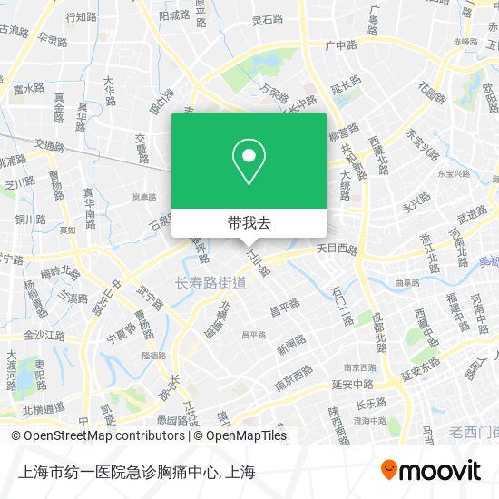 上海市纺一医院急诊胸痛中心地图