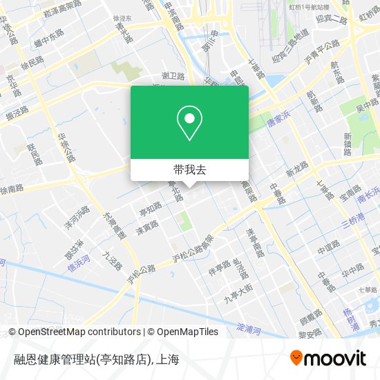融恩健康管理站(亭知路店)地图