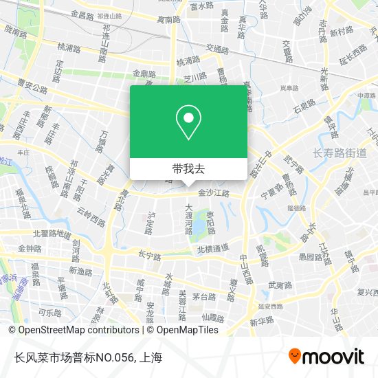 长风菜市场普标NO.056地图