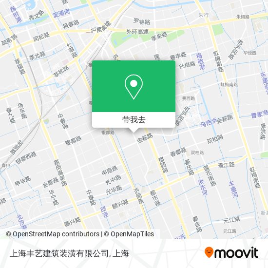 上海丰艺建筑装潢有限公司地图
