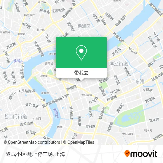遂成小区-地上停车场地图