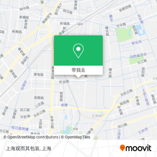 上海观而其包装地图