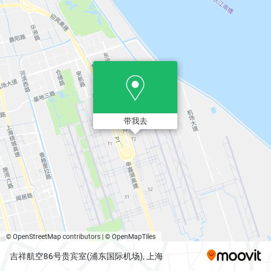 吉祥航空86号贵宾室(浦东国际机场)地图