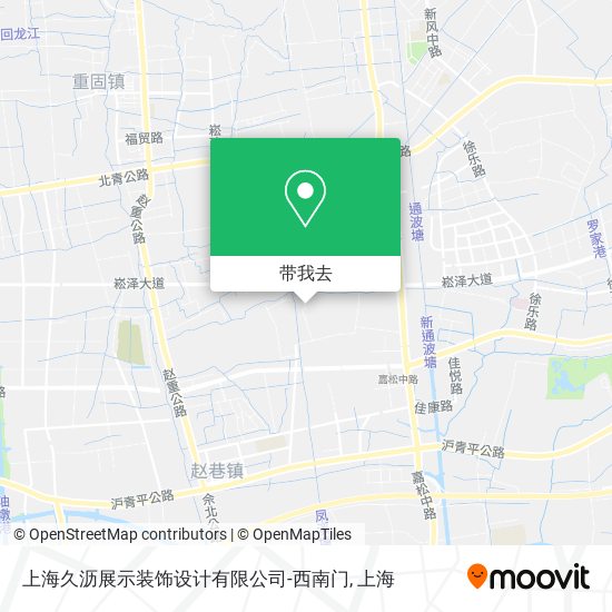 上海久沥展示装饰设计有限公司-西南门地图