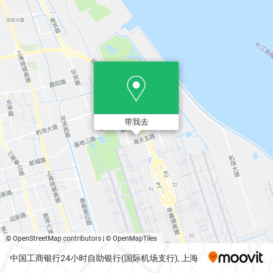中国工商银行24小时自助银行(国际机场支行)地图