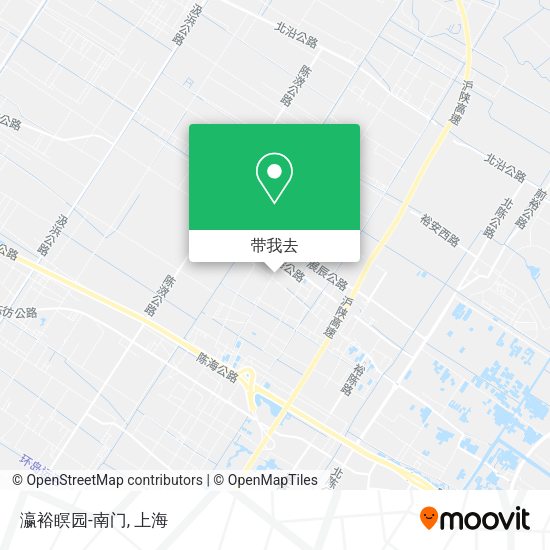 瀛裕瞑园-南门地图