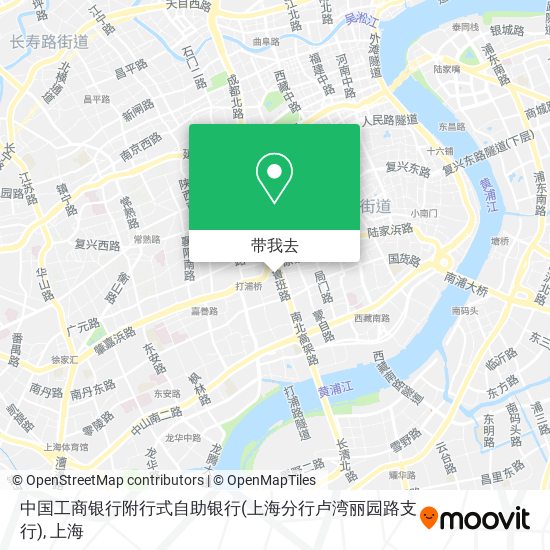 中国工商银行附行式自助银行(上海分行卢湾丽园路支行)地图