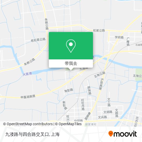 九溇路与四合路交叉口地图