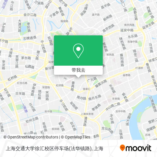 上海交通大学徐汇校区停车场(法华镇路)地图