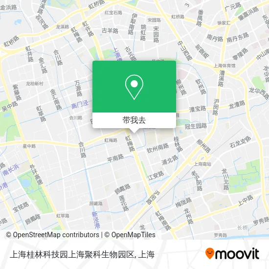 上海桂林科技园上海聚科生物园区地图