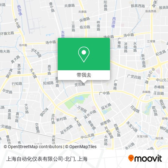 上海自动化仪表有限公司-北门地图