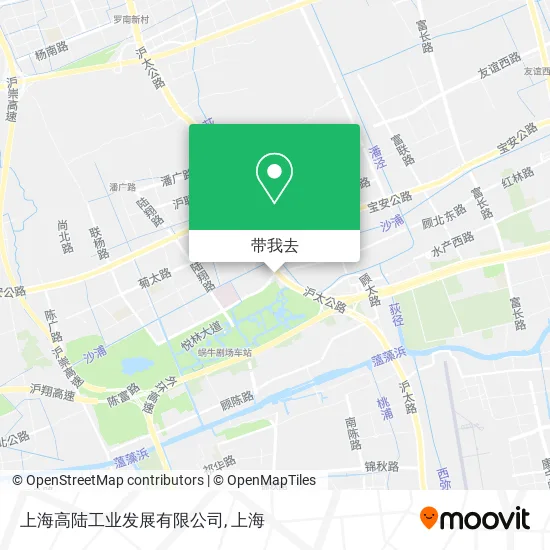 上海高陆工业发展有限公司地图