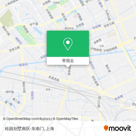 桂园别墅南区-东南门地图
