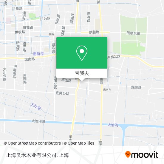 上海良禾木业有限公司地图