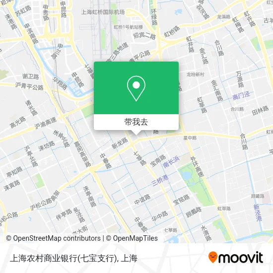 上海农村商业银行(七宝支行)地图