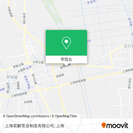上海双解泵业制造有限公司地图