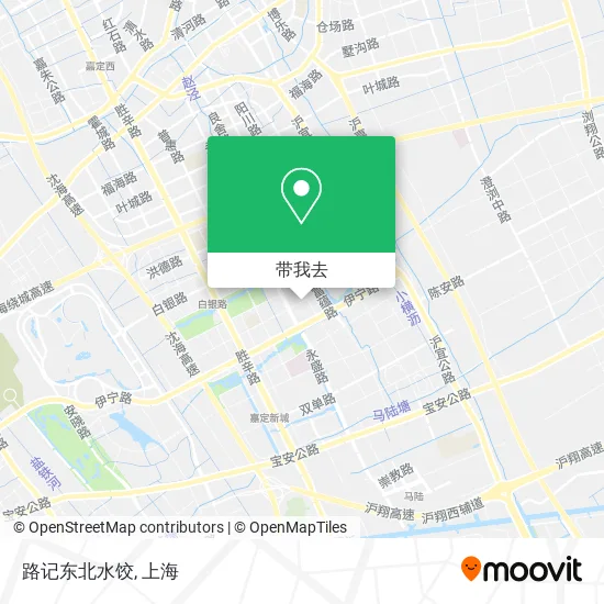 路记东北水饺地图