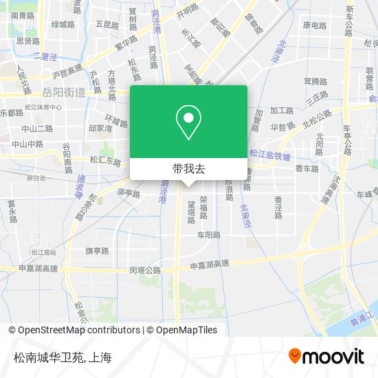 松南城华卫苑地图
