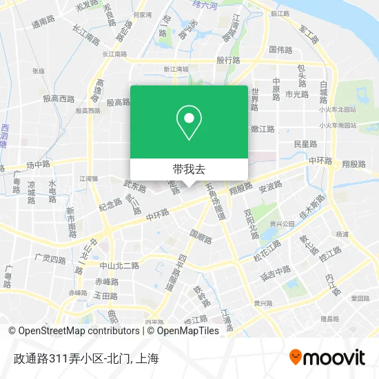 政通路311弄小区-北门地图