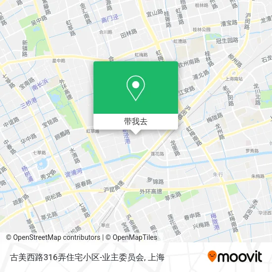 古美西路316弄住宅小区-业主委员会地图