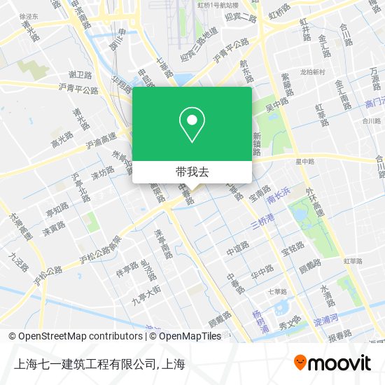 上海七一建筑工程有限公司地图