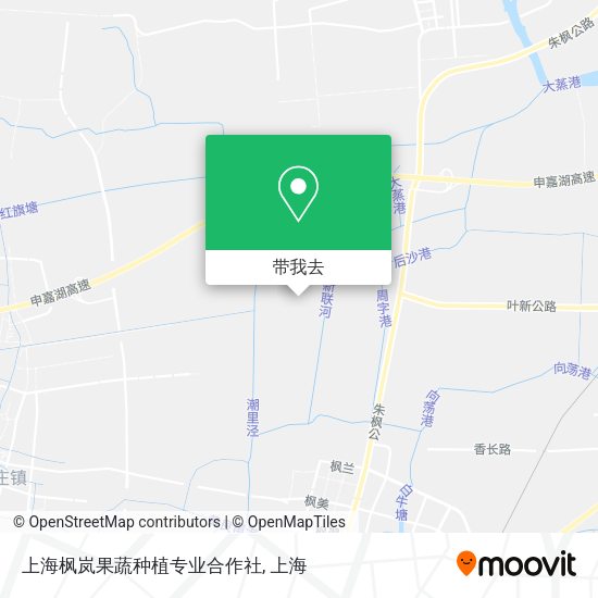 上海枫岚果蔬种植专业合作社地图