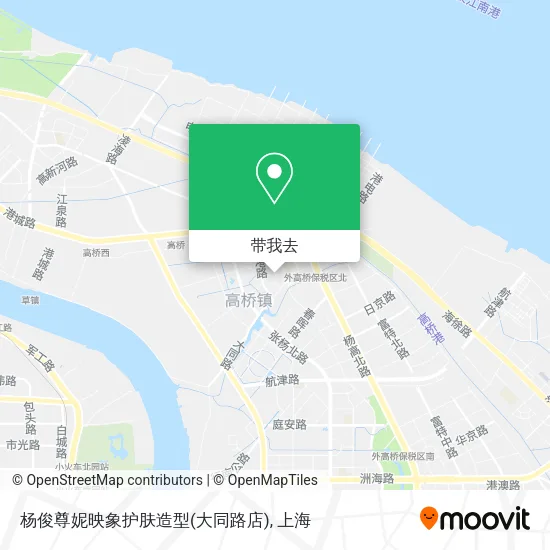 杨俊尊妮映象护肤造型(大同路店)地图