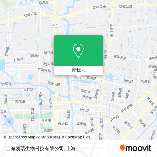 上海朝瑞生物科技有限公司地图