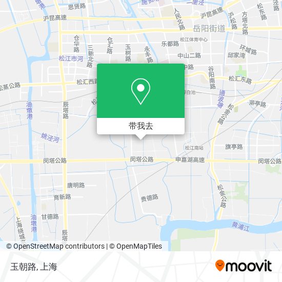 玉朝路地图