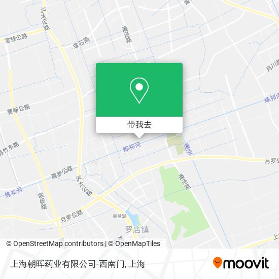 上海朝晖药业有限公司-西南门地图