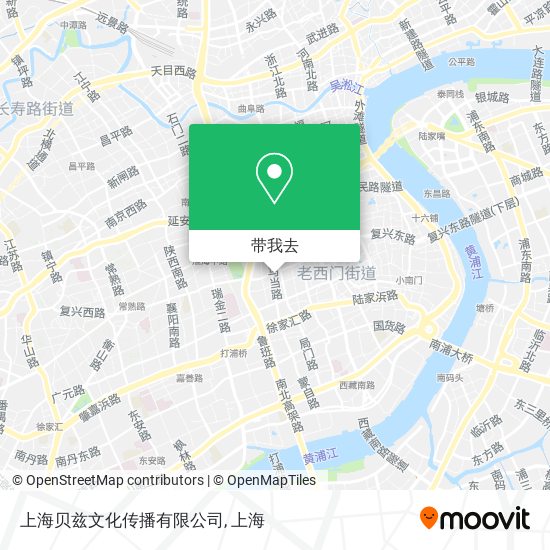 上海贝兹文化传播有限公司地图