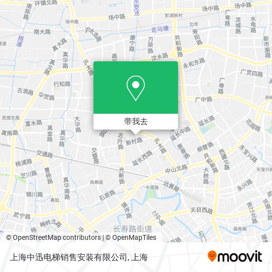 上海中迅电梯销售安装有限公司地图