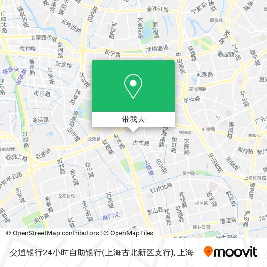 交通银行24小时自助银行(上海古北新区支行)地图