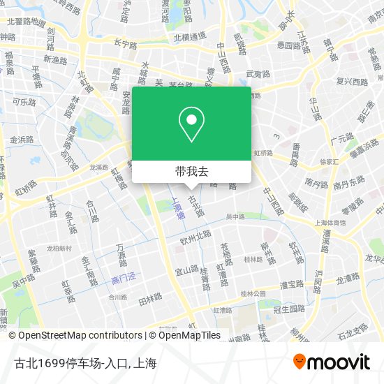 古北1699停车场-入口地图