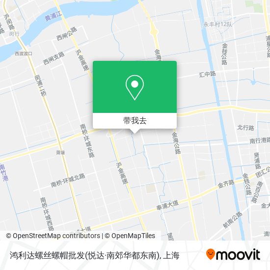 鸿利达螺丝螺帽批发(悦达·南郊华都东南)地图