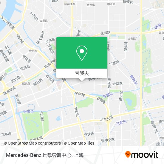 Mercedes-Benz上海培训中心地图
