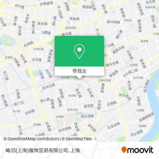 略滔(上海)服饰贸易有限公司地图