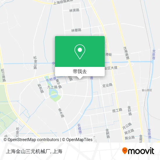 上海金山三元机械厂地图