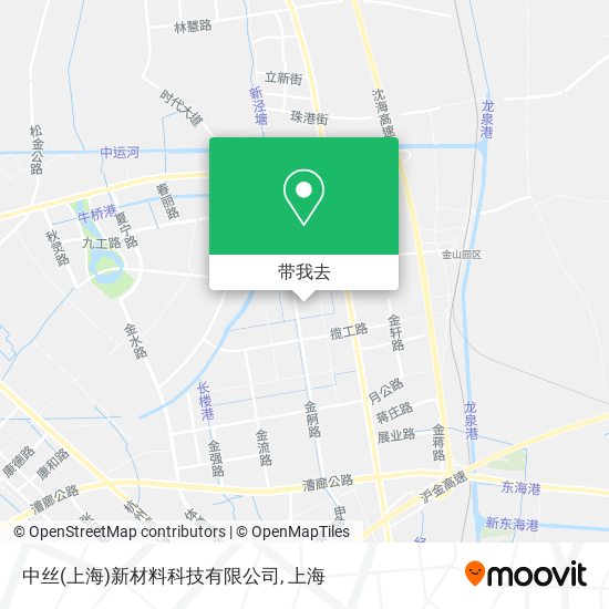 中丝(上海)新材料科技有限公司地图