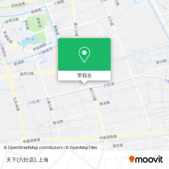 天下(六灶店)地图