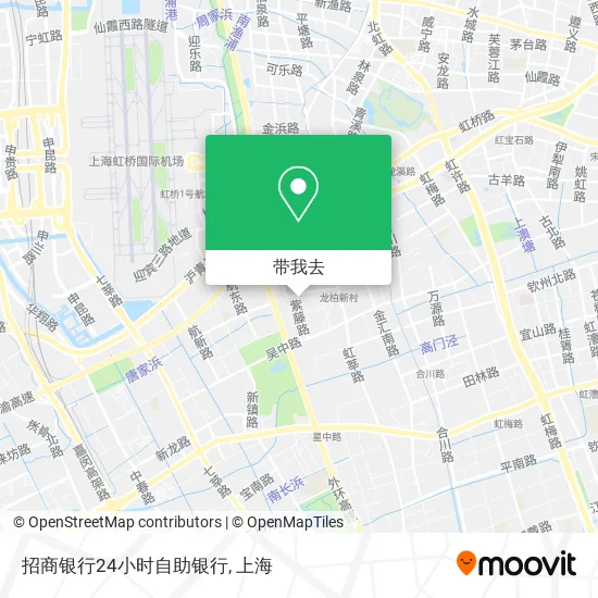 招商银行24小时自助银行地图