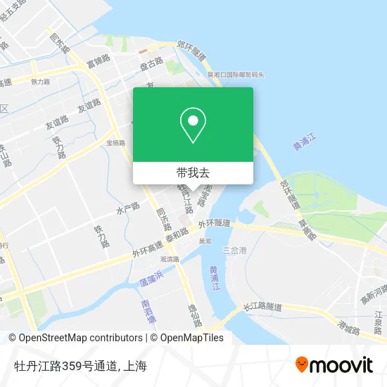 牡丹江路359号通道地图
