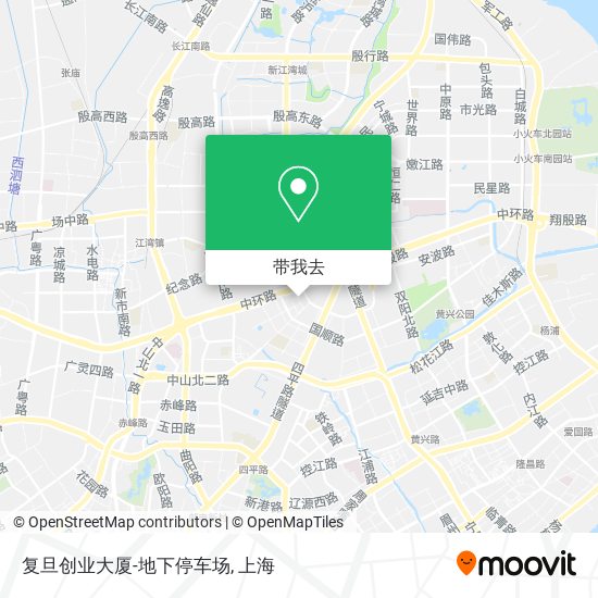 复旦创业大厦-地下停车场地图