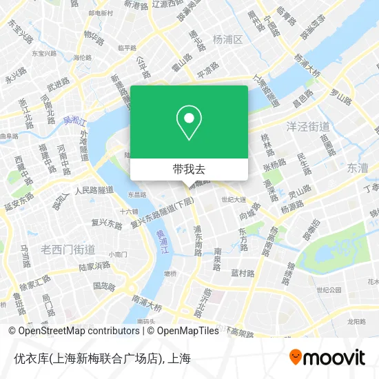 优衣库(上海新梅联合广场店)地图