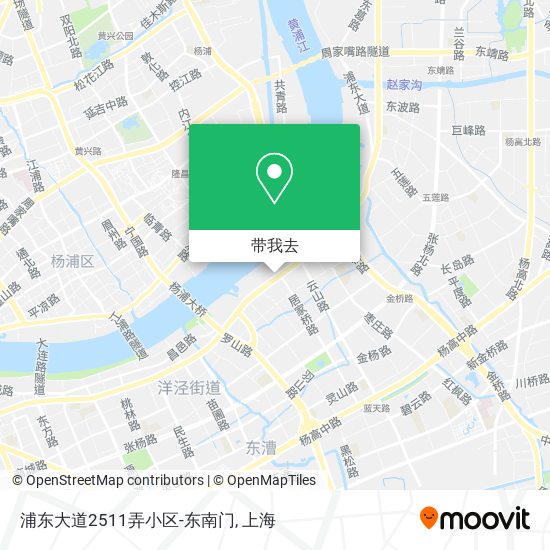 浦东大道2511弄小区-东南门地图