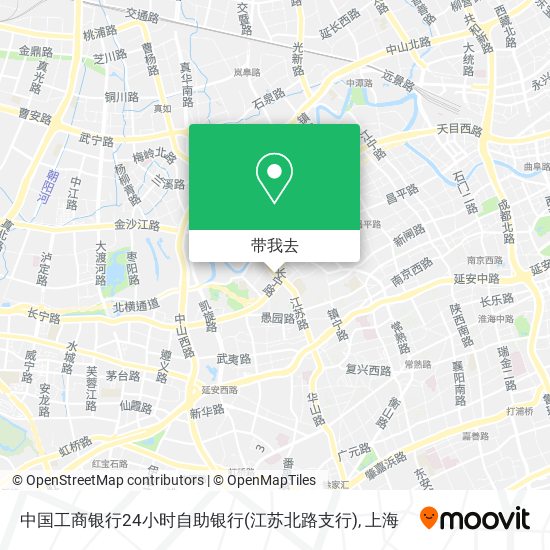 中国工商银行24小时自助银行(江苏北路支行)地图