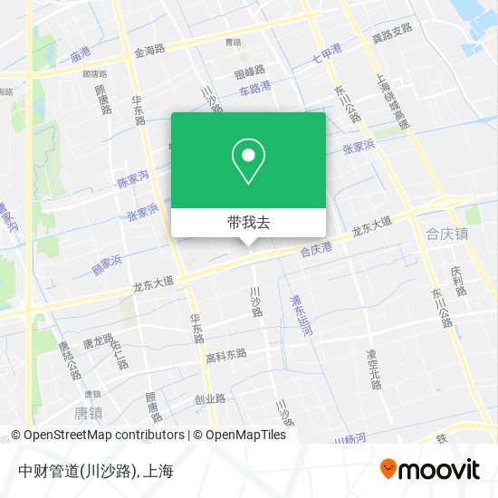 中财管道(川沙路)地图