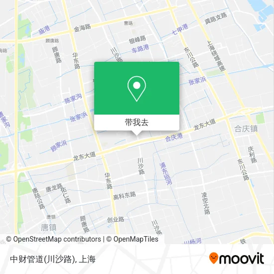 中财管道(川沙路)地图