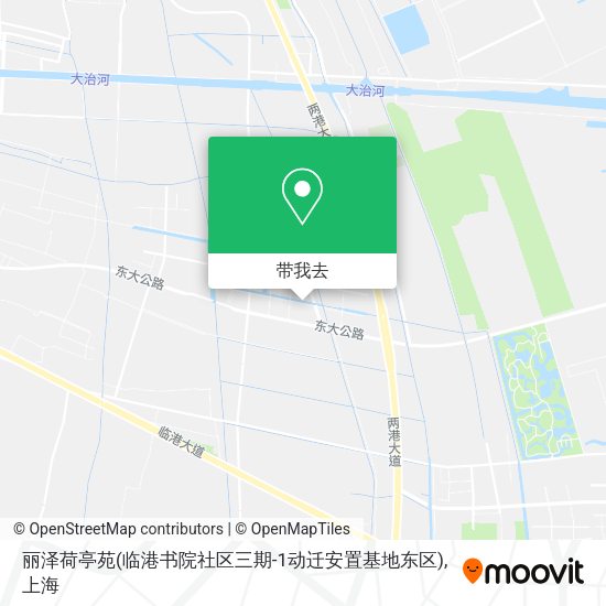 丽泽荷亭苑(临港书院社区三期-1动迁安置基地东区)地图