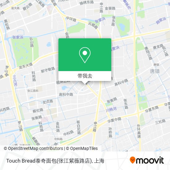 Touch Bread泰奇面包(张江紫薇路店)地图